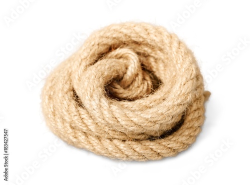 Rolled Rope Isolated