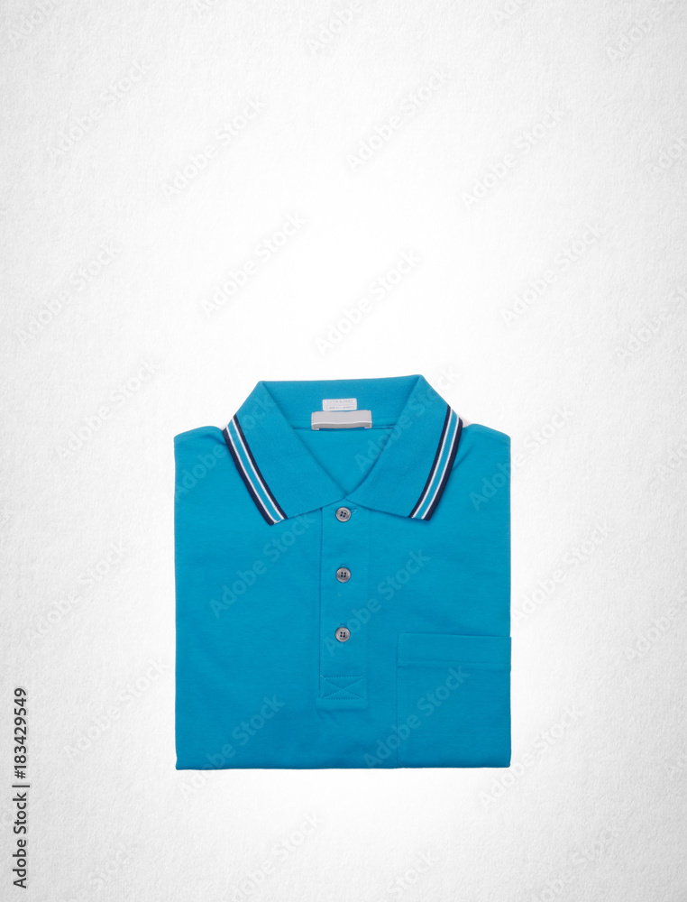 shirt or polo shirt on white background. shirt or polo shirt on white background.