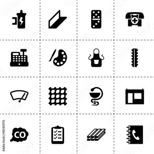 Gray icons. vector collection filled gray icons