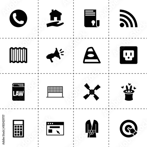Concept icons. vector collection filled concept icons