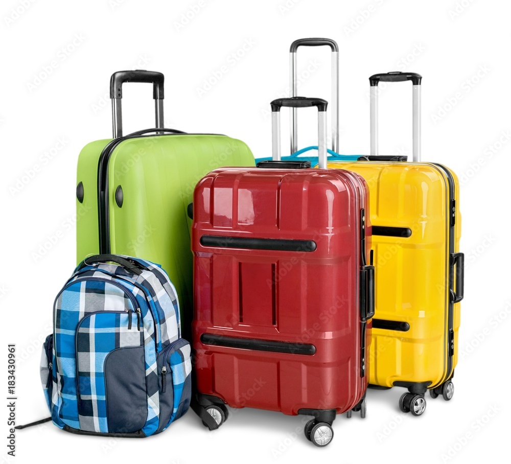 Luggage consisting of large suitcases rucksacks and travel bag Luggage consisting of large suitcases rucksacks and travel bag