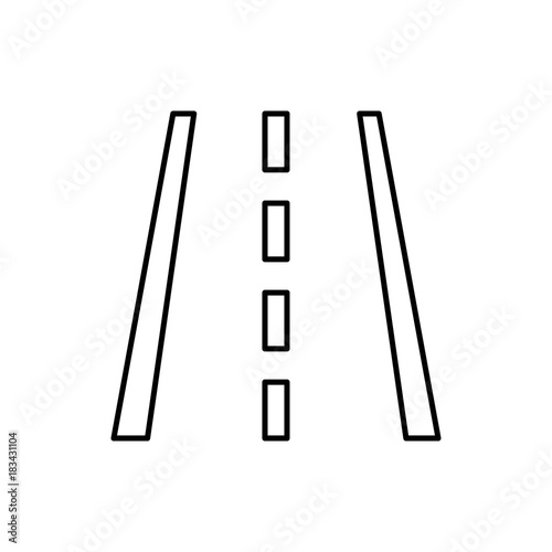 runway icon illustration