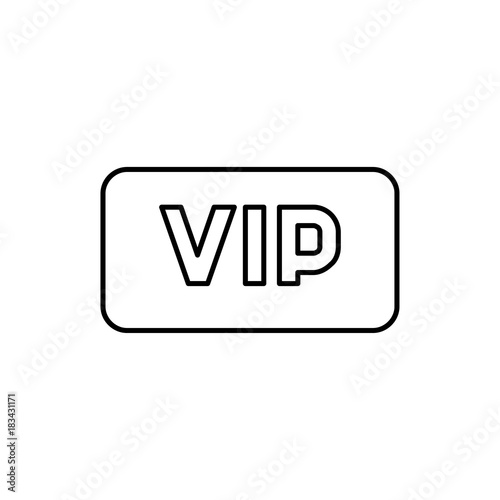 vip icon illustration