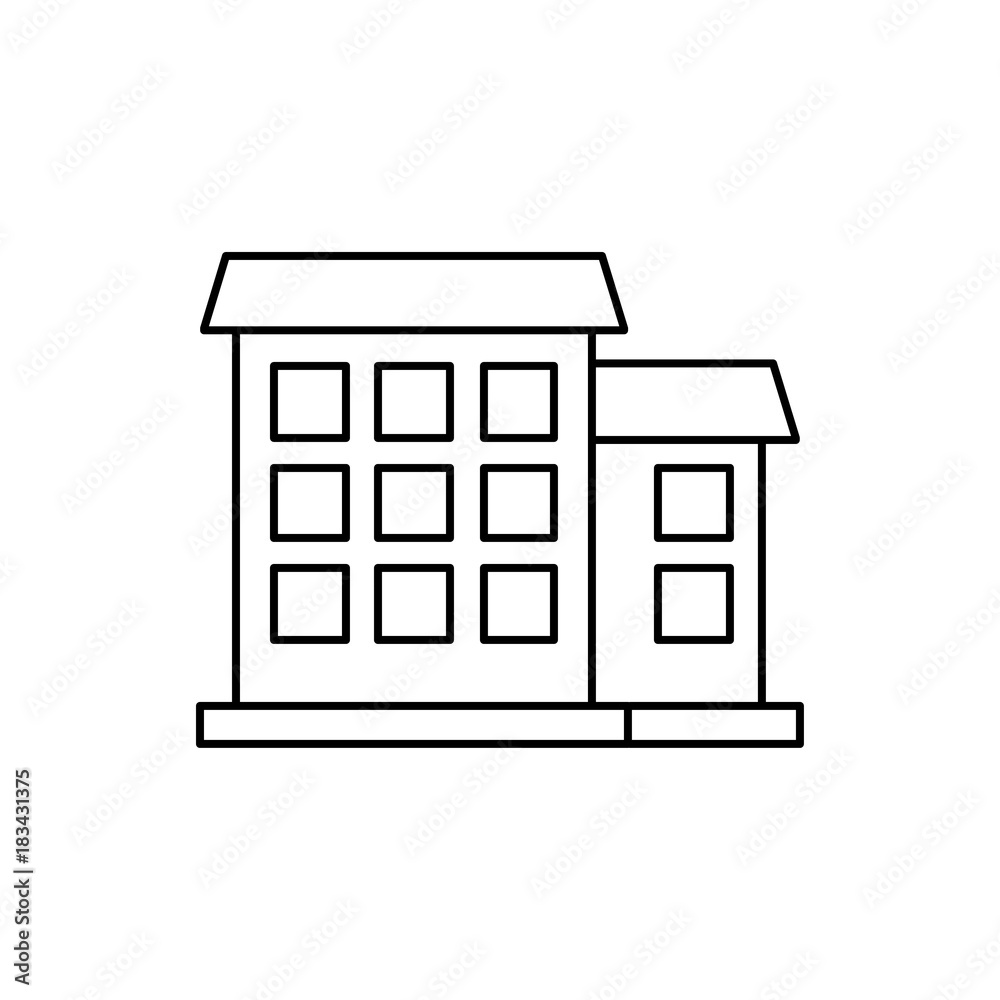 building icon illustration building icon illustration
