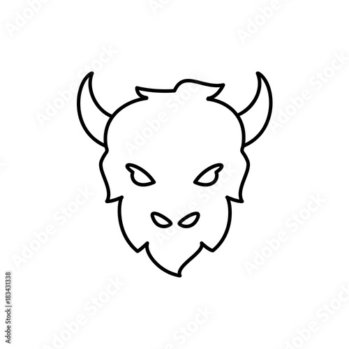 goat icon illustration