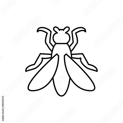 fly icon illustration