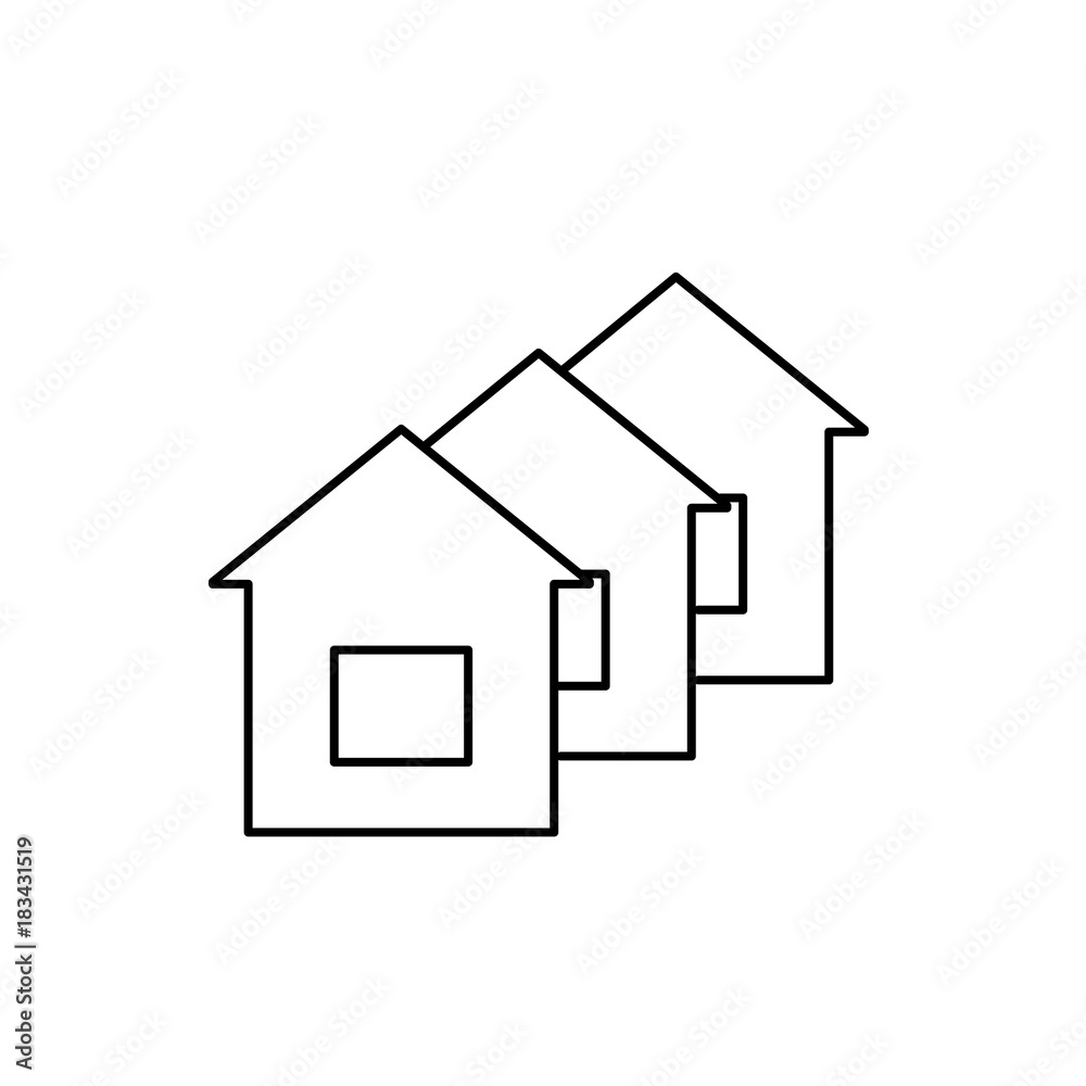 Obraz premium house icon illustration