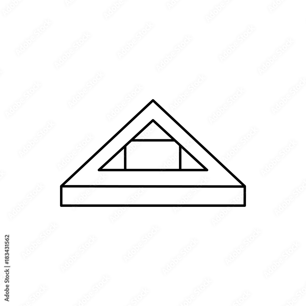 Louvre icon illustration Louvre icon illustration