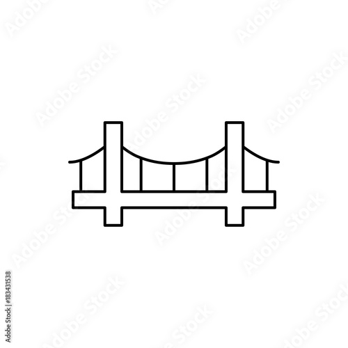 bridge icon illustration
