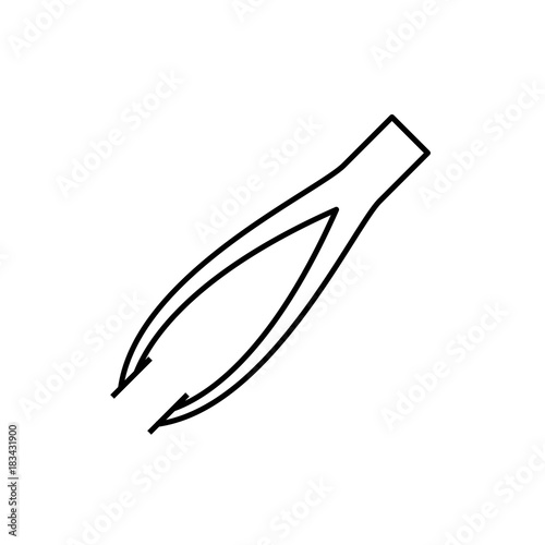 tweezers icon illustration
