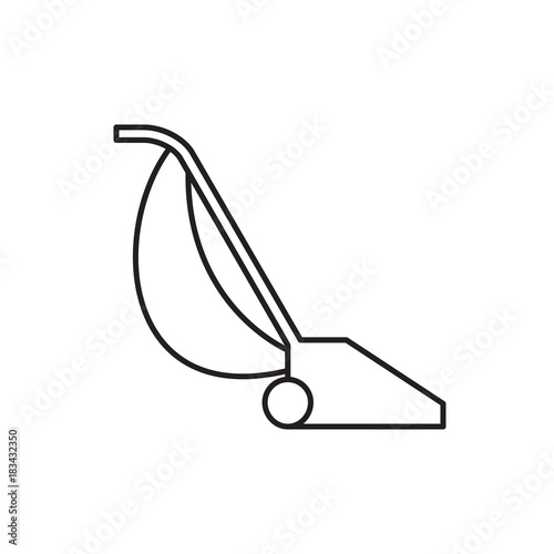 vacuum cleaner icon illustration