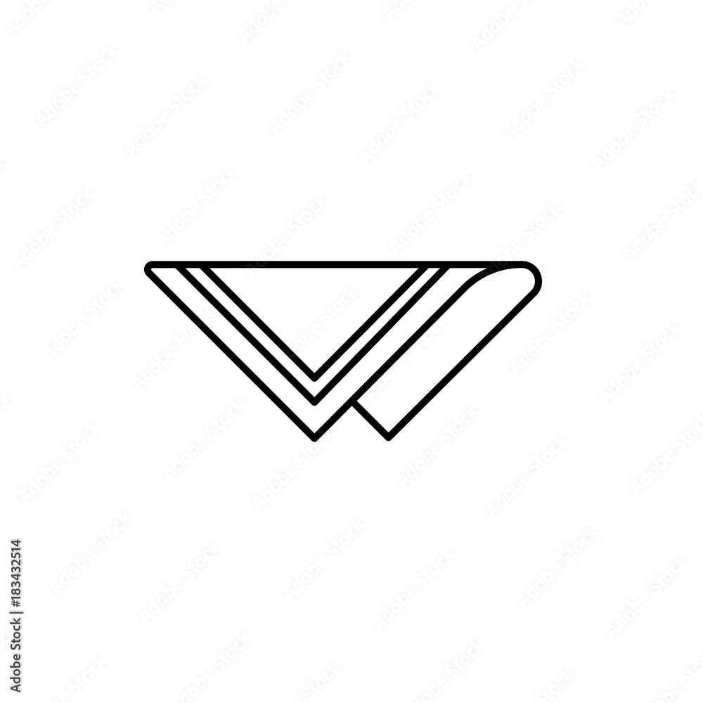cravat icon illustration cravat icon illustration