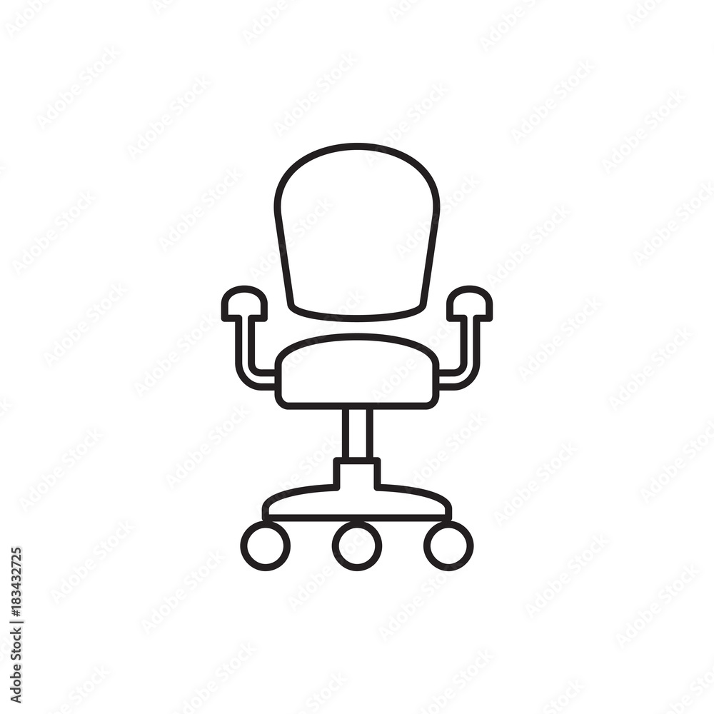 office chair icon illustration office chair icon illustration