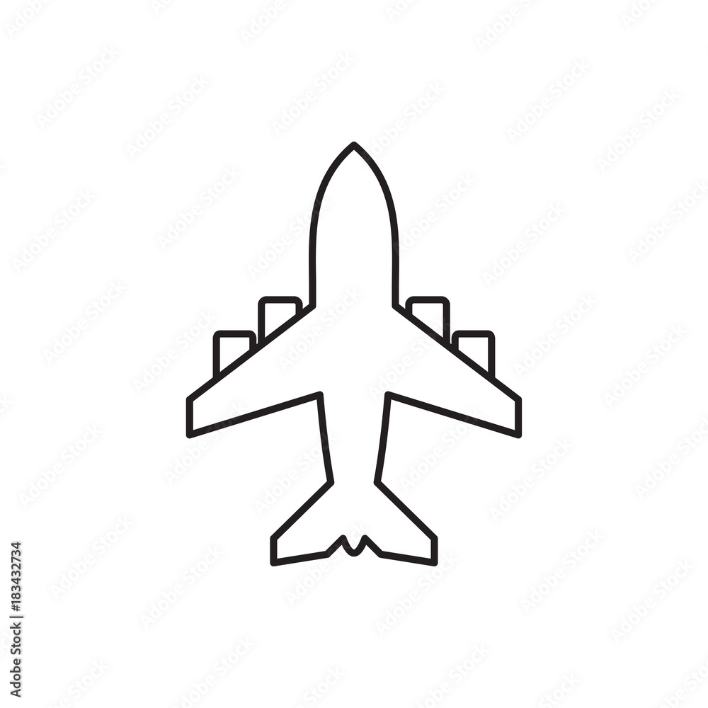 plane icon illustration plane icon illustration