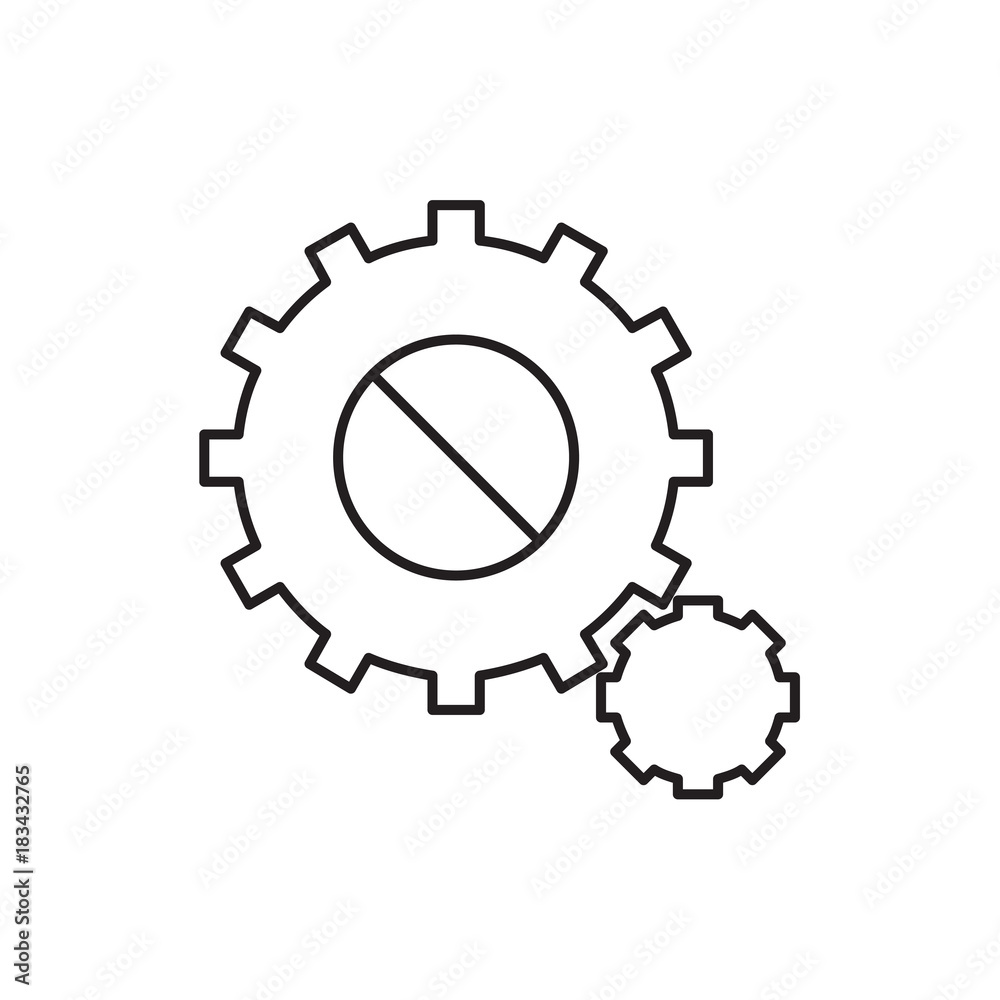 gear icon illustration gear icon illustration