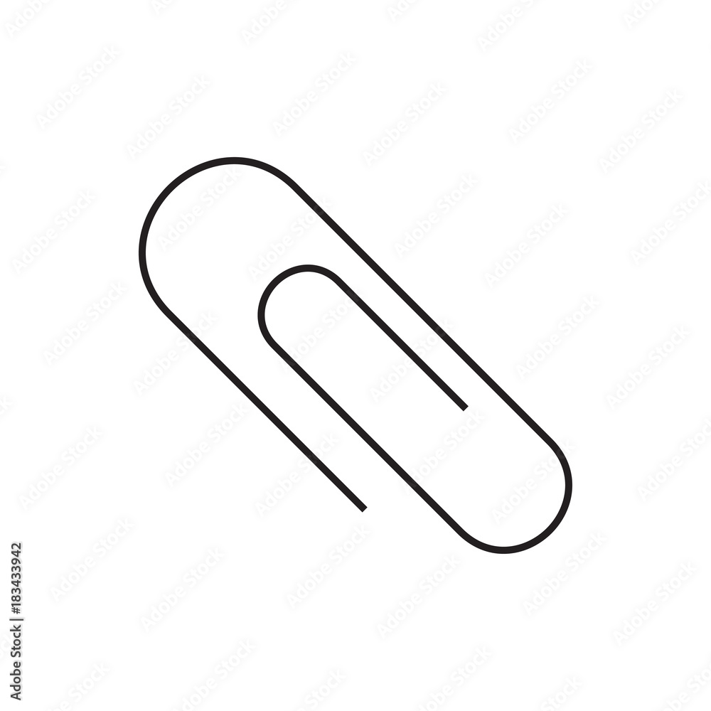 paper clip icon illustration paper clip icon illustration
