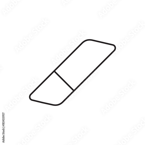 eraser icon illustration