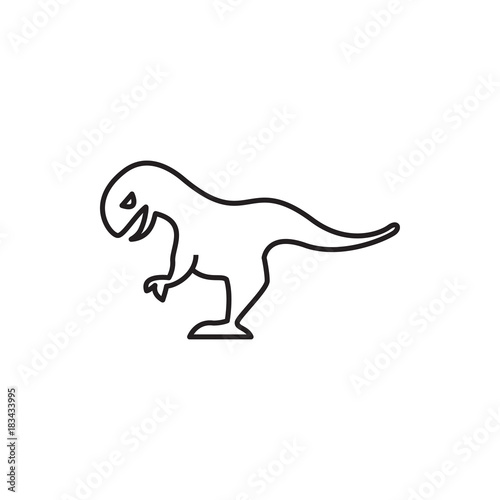 dinosaur icon illustration