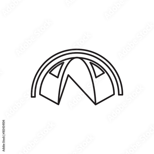 tent icon illustration