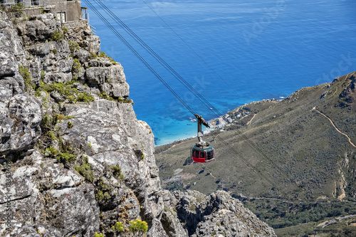 Cape town table mountain cable car summit