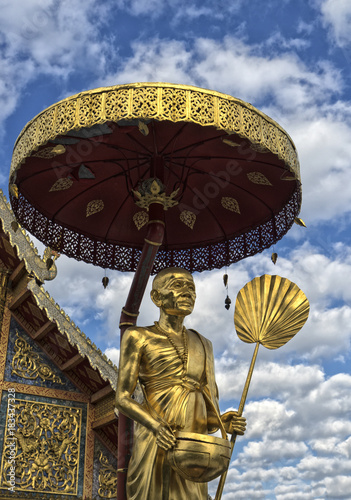 Statue at Wat Prasingh Chiang Mai Thailand