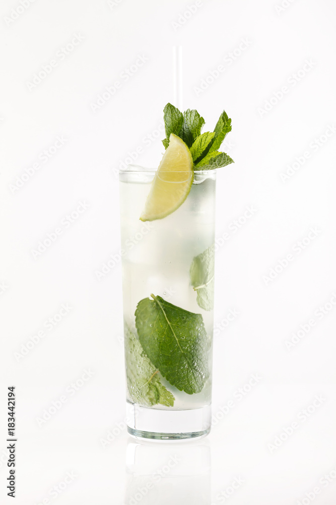 cocktail on the white background cocktail on the white background