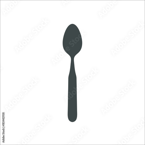 Spoon icon. Vector Illustration