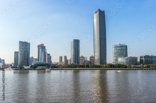 Skyline view of Shanghai skyscraper  China