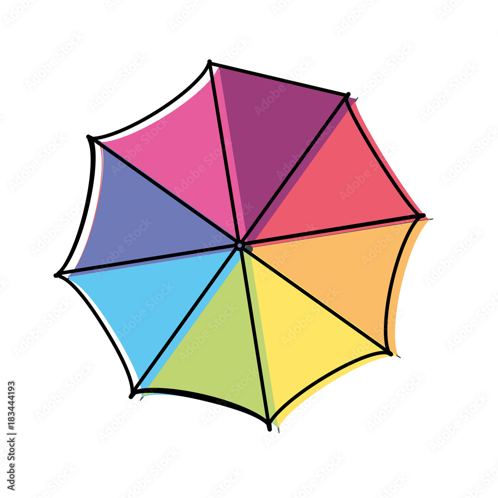 Fototapeta premium umbrella vector illustration