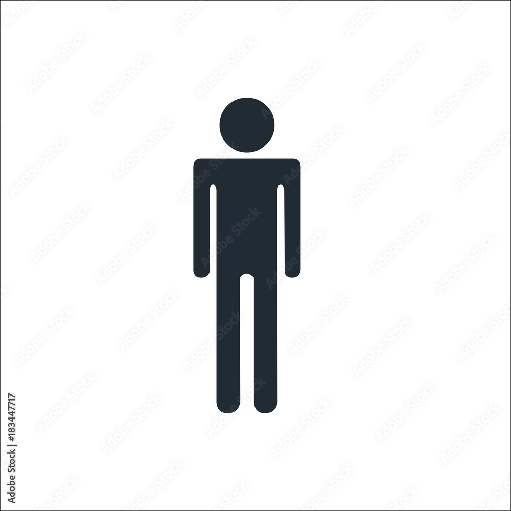 Man icon. Vector Illustration Man icon. Vector Illustration