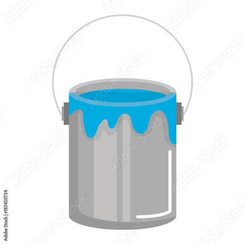 paint pot isolated icon vector illustration design