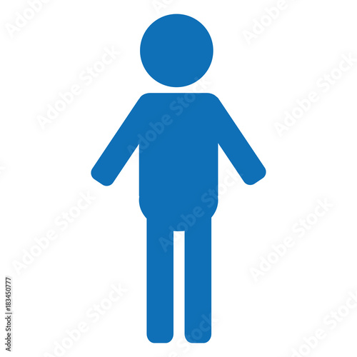 gender male silhouette human icon vector illustration design