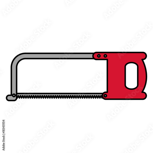 saw tool isolated icon vector illustration design