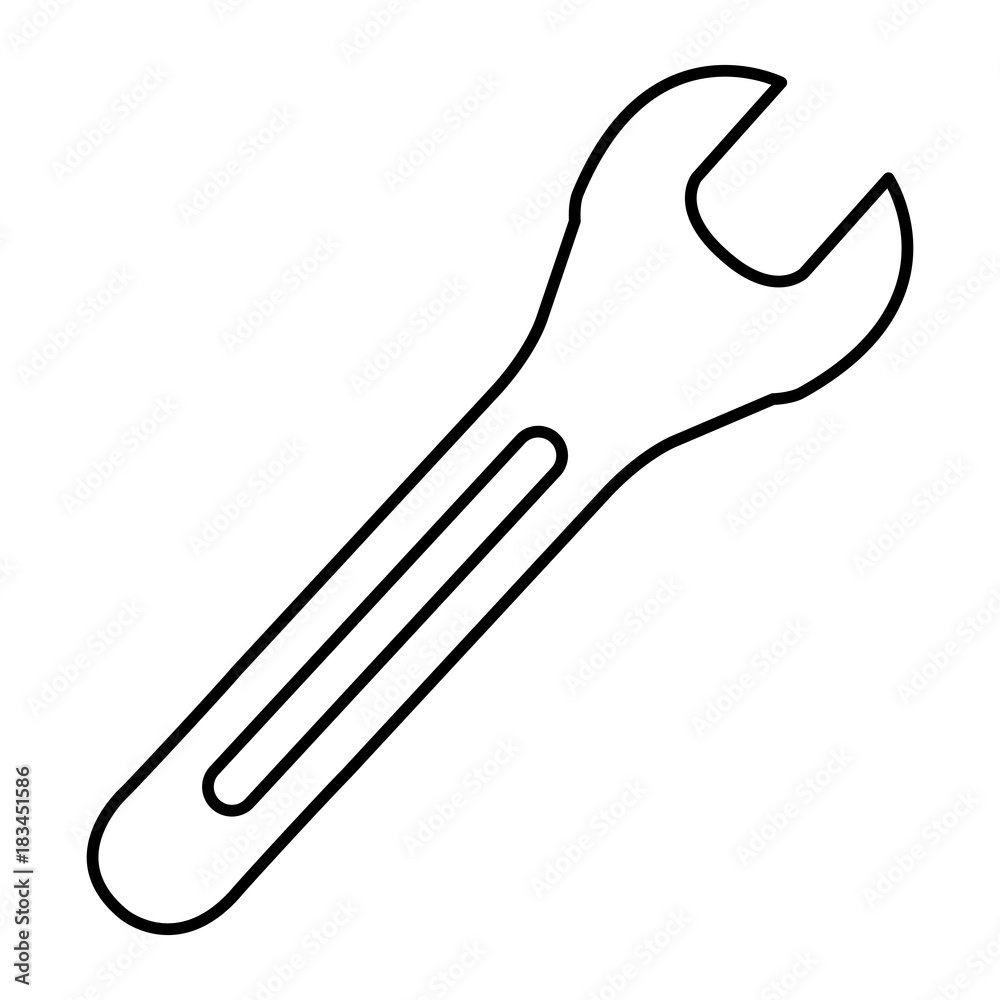 wrench key isolated icon vector illustration design wrench key isolated icon vector illustration design
