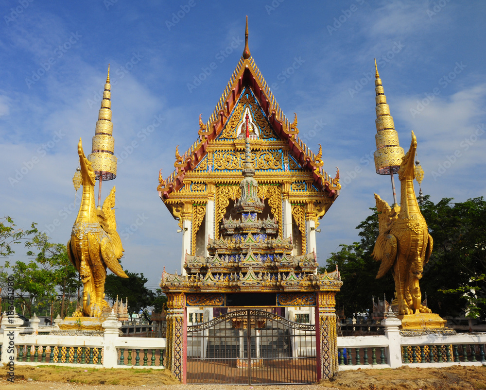 Khok temple, the temple Thailand with Burmese style. Khok temple, the temple Thailand with Burmese style.