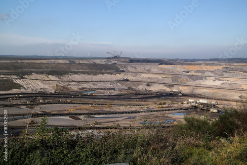 Coal opencast mining. Inden, Germany.