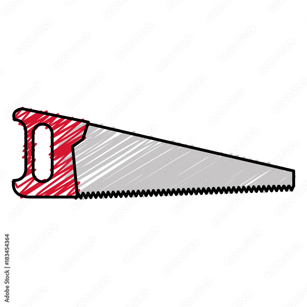 handsaw tool isolated icon vector illustration design handsaw tool isolated icon vector illustration design