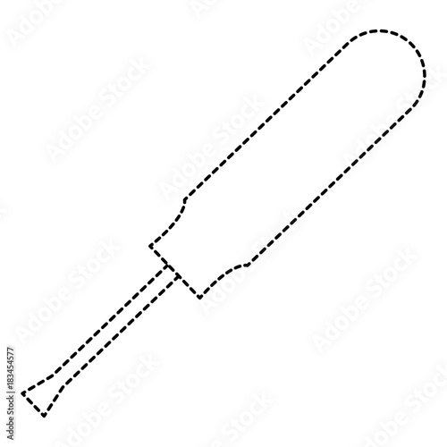 screwdriver tool isolated icon vector illustration design