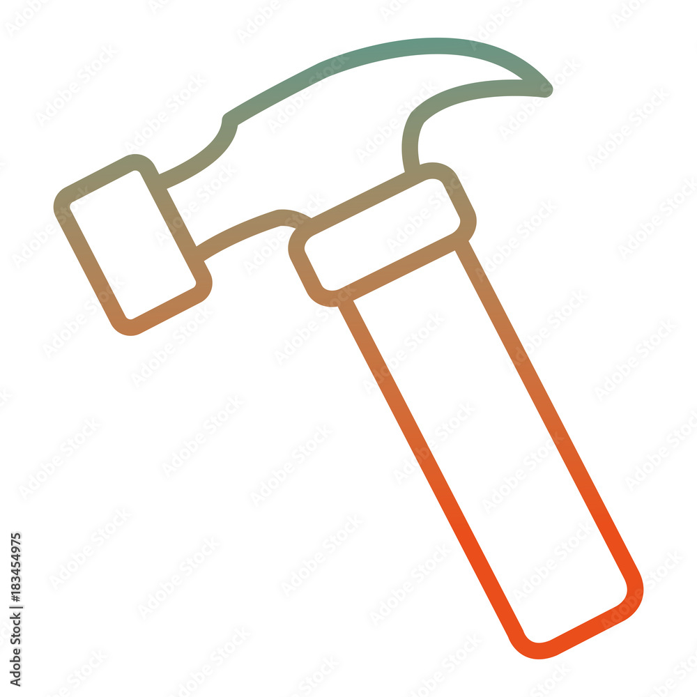 hammer tool isolated icon vector illustration design hammer tool isolated icon vector illustration design