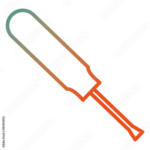 screwdriver tool isolated icon vector illustration design