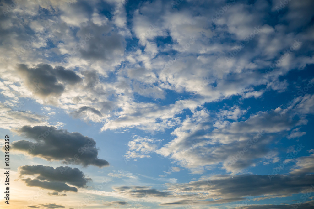 Sky with clouds Sky with clouds