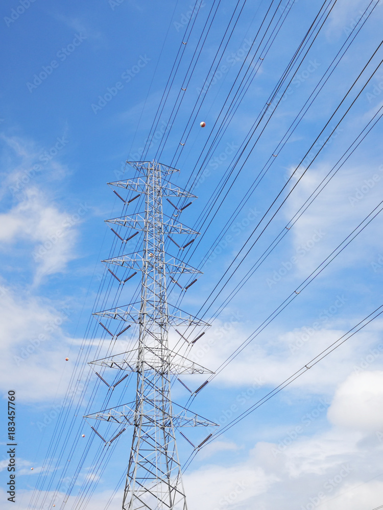 electricity transmission pylon electricity transmission pylon