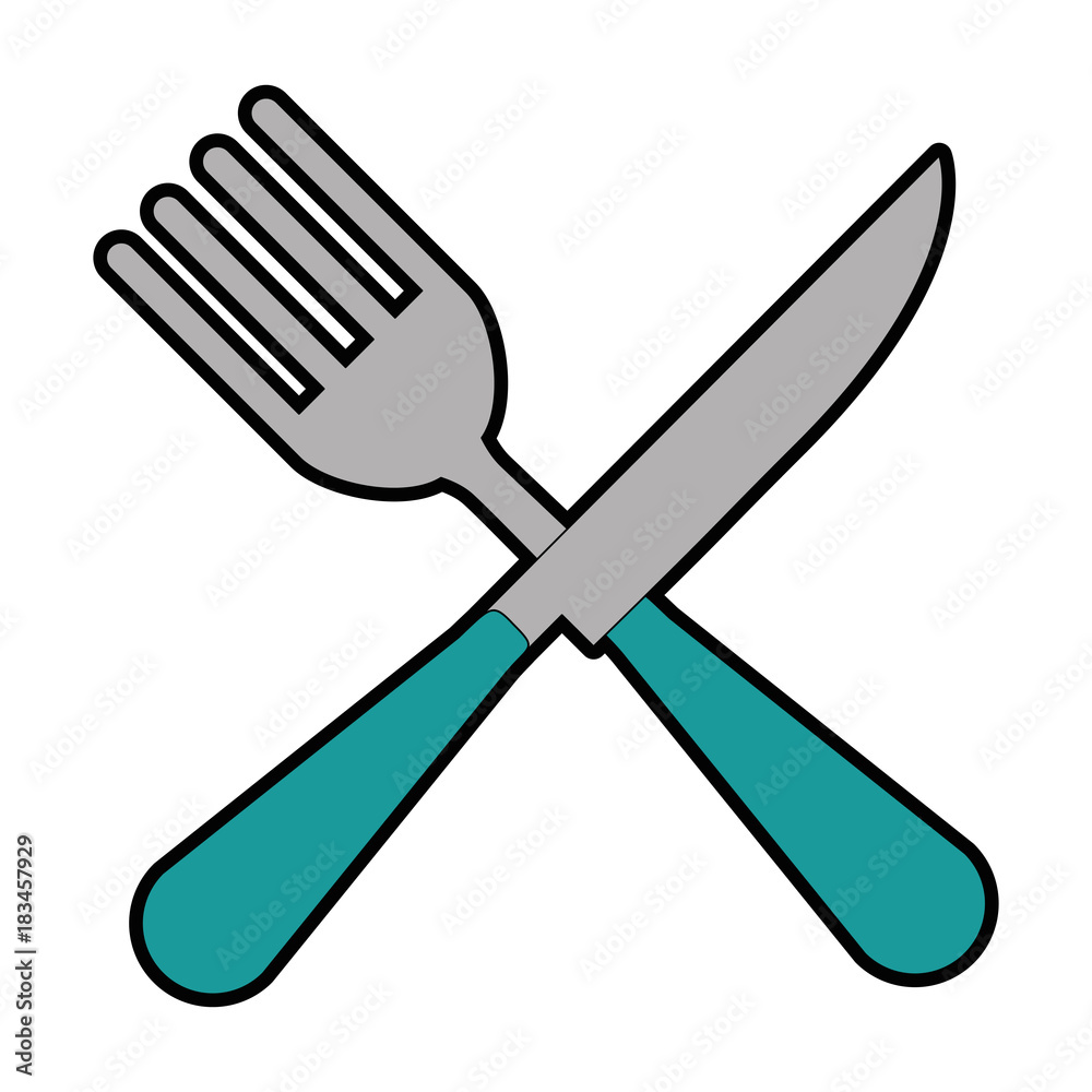 fork and knife cutlery tool icon vector illustration design fork and knife cutlery tool icon vector illustration design