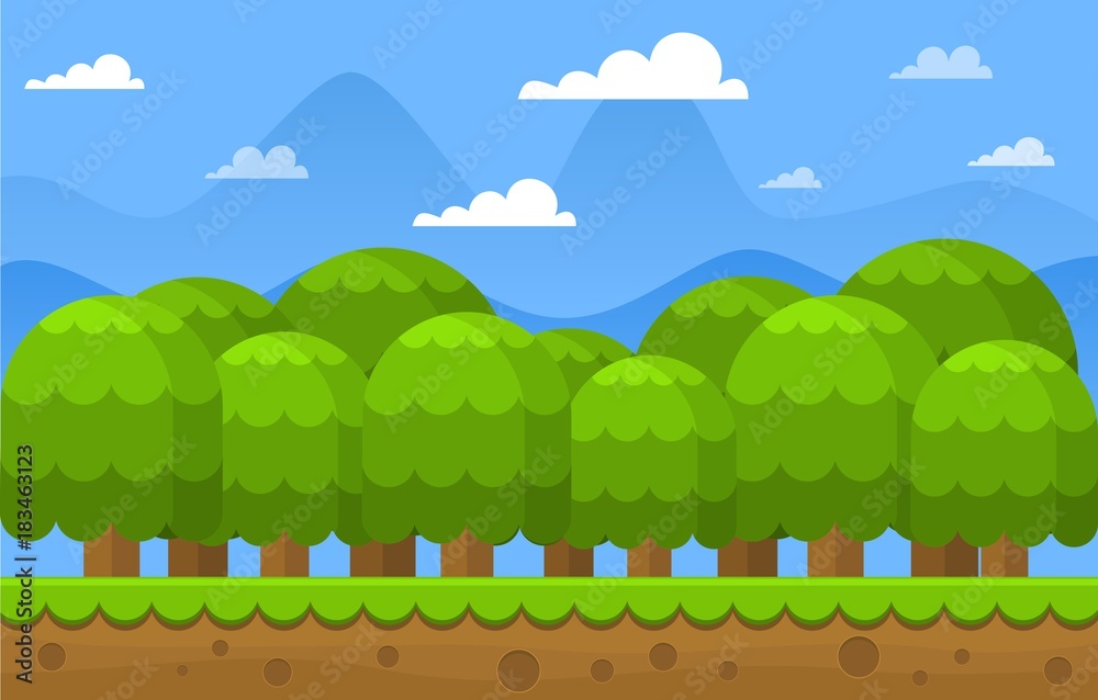 Forest Game Background