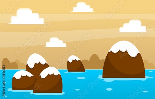 Chocolate Island Game Background