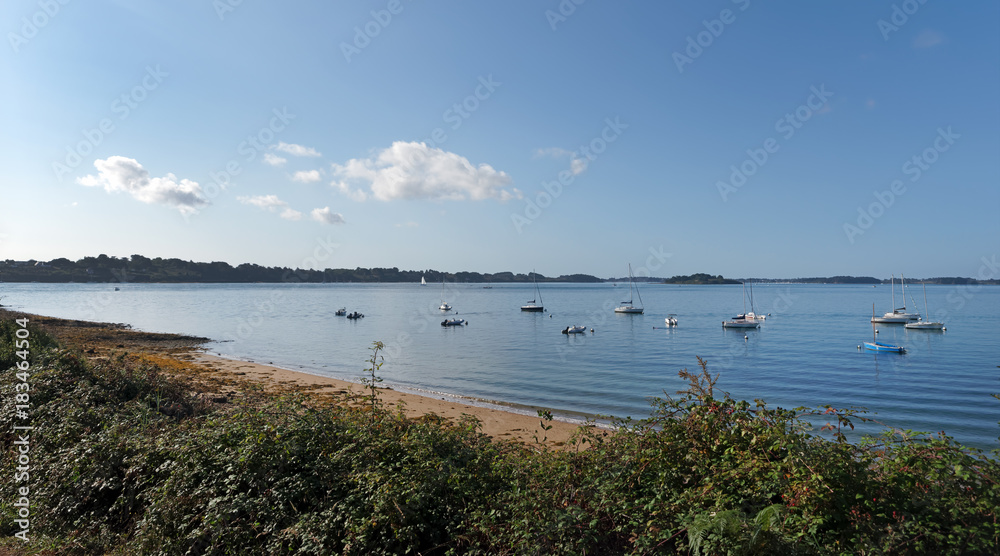 plage de Port blanc dans le golfe du Morbihan plage de Port blanc dans le golfe du Morbihan