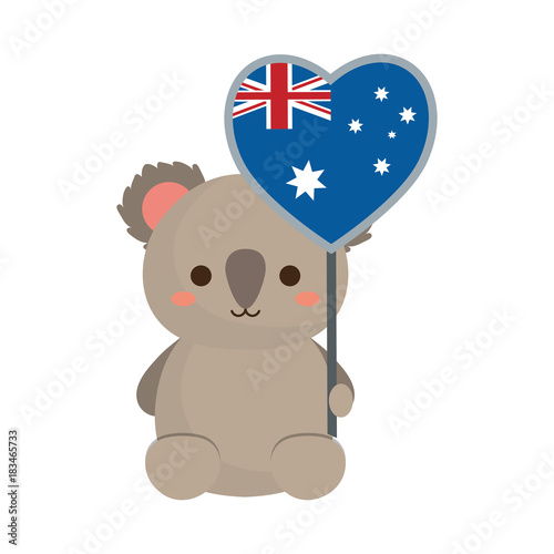 Canvas Print Koalas and Australia design