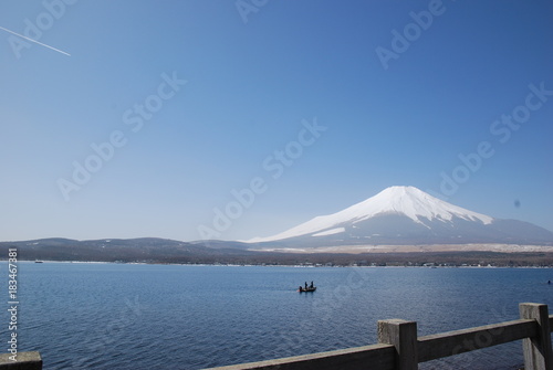 富士山と山中湖