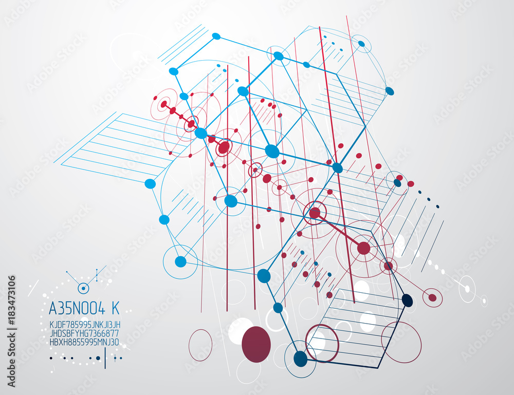 Vector industrial and engineering background, future technical plan. Abstract blueprint of mechanism, mechanical scheme. Vector industrial and engineering background, future technical plan. Abstract blueprint of mechanism, mechanical scheme.