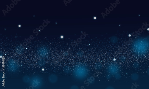 Abstract Blurred Blue Digital Background